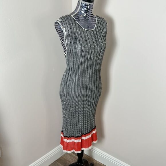 GREY by Jason Wu Chevron Knit Dress size L - Picture 5 of 14
